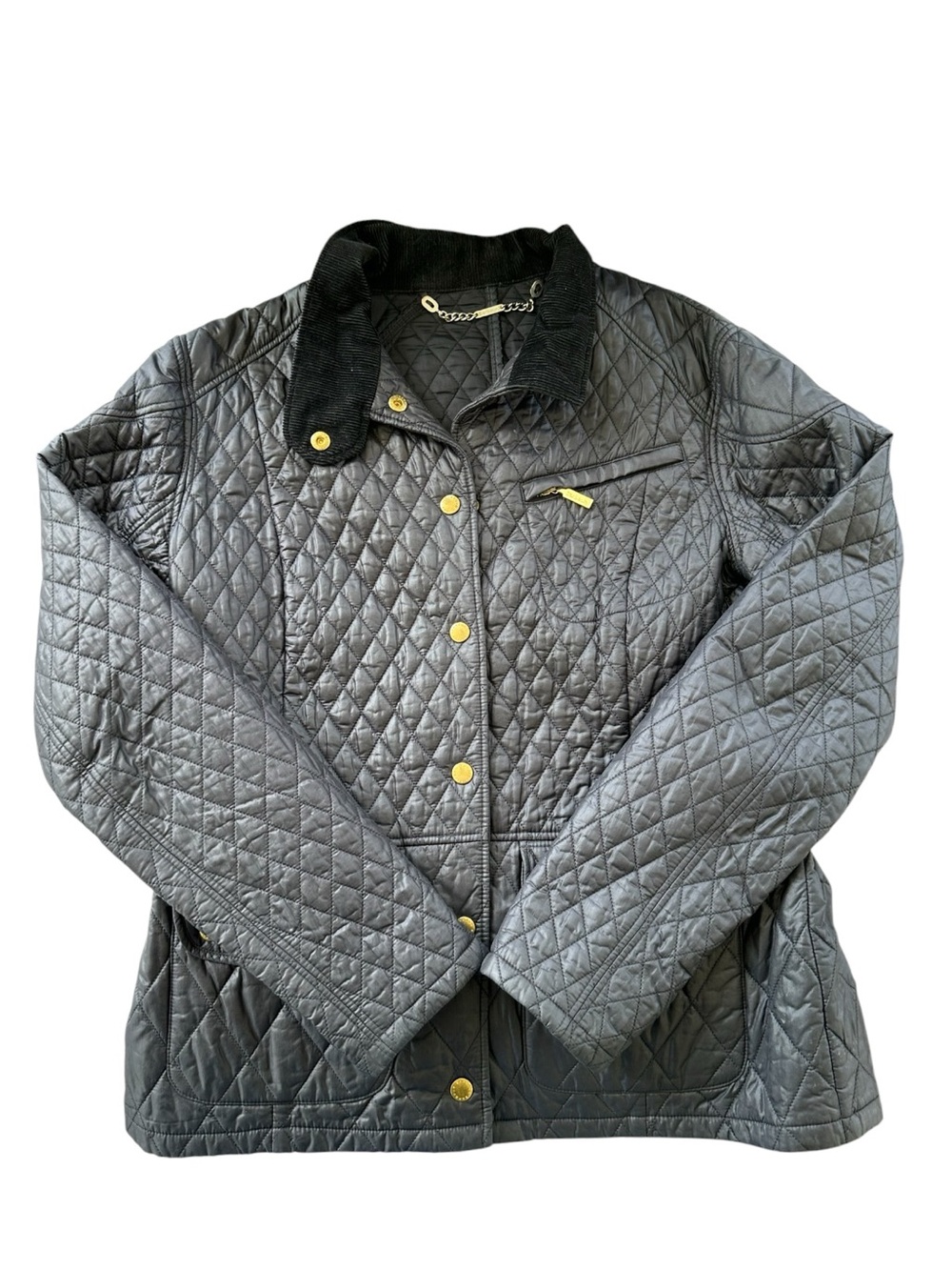 Barbour • Quilted Black Jacket - Picture 8 of 9